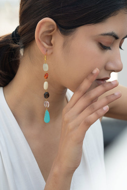 Embellished Long Earrings 