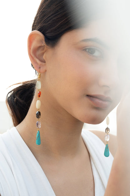 Embellished Long Earrings 