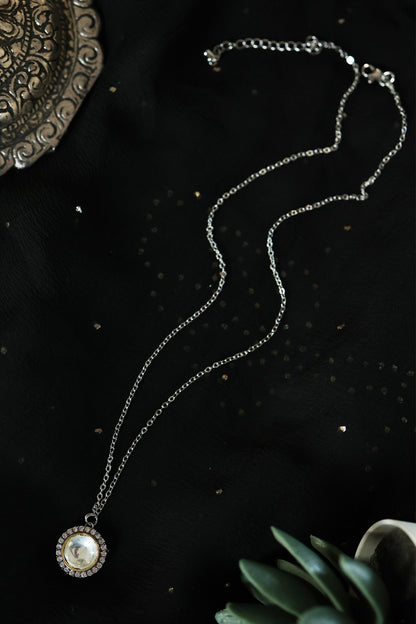 Polki Studded Pendant Necklace 