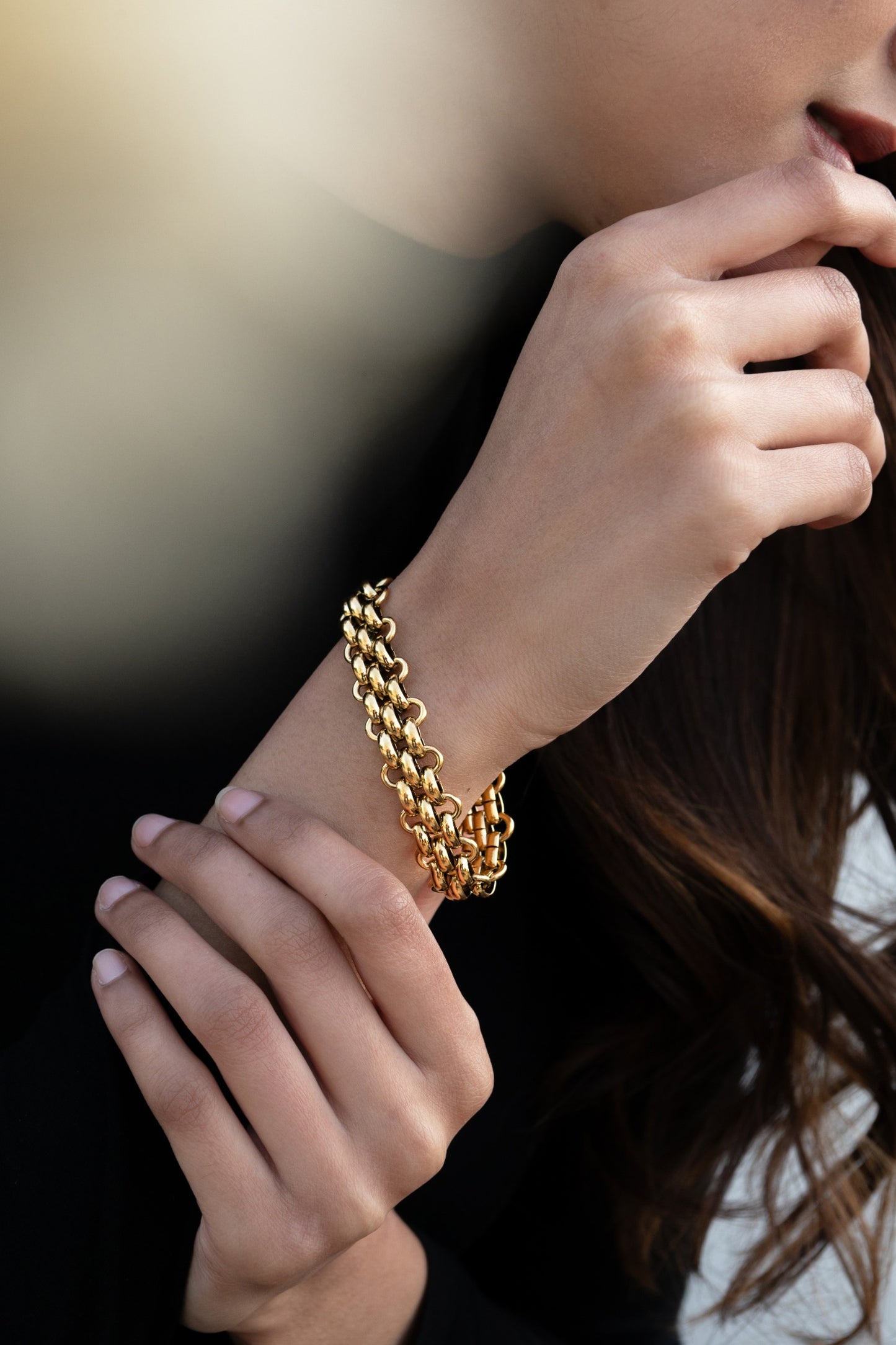 Interwoven Loop Bracelet 