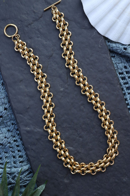 Interwoven Loop Necklace 