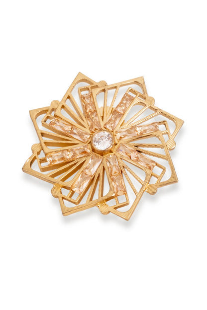 Caree Stones Embellished Pendant Necklace 