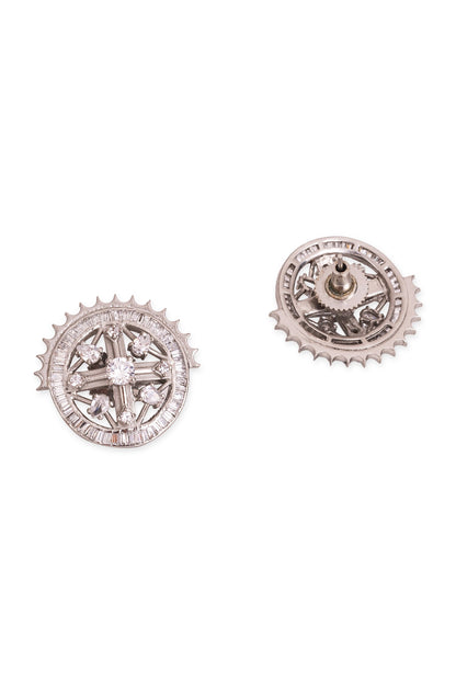 Couler Da Studded Round Earrings 