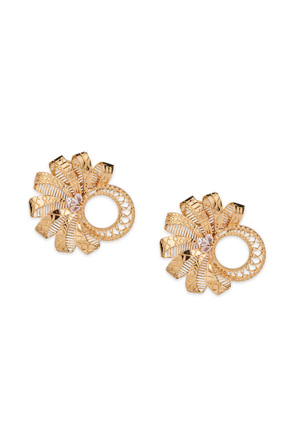 Moitee L Octogne Jaali Pattern Earrings 