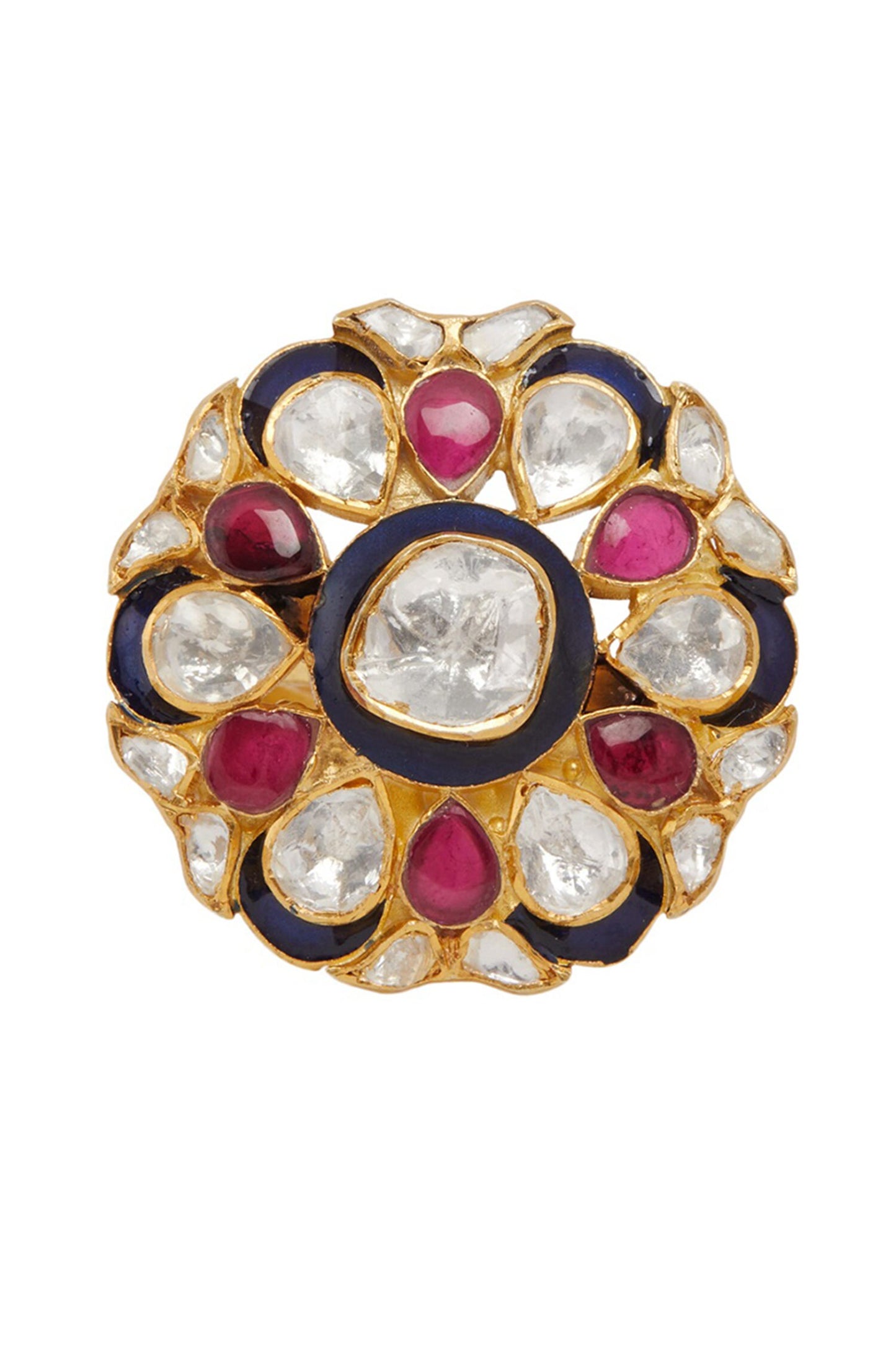Kashvi Utrai Polki Embellished Ring 