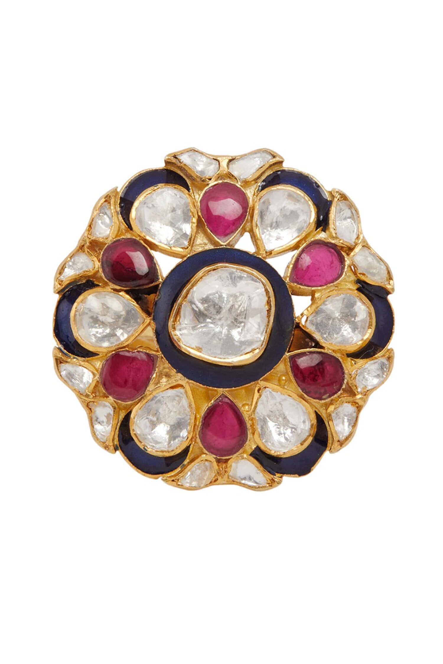 Kashvi Utrai Polki Embellished Ring 