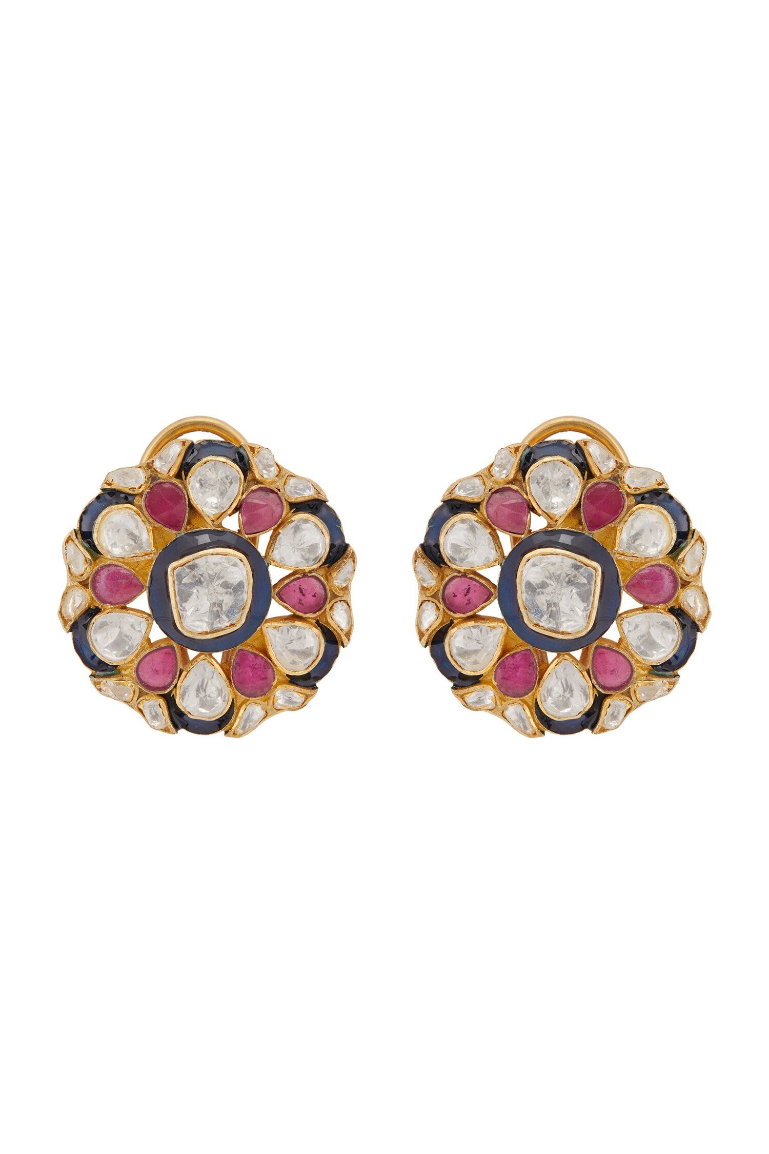 Kashvi Phool Utrai Polki Studs 
