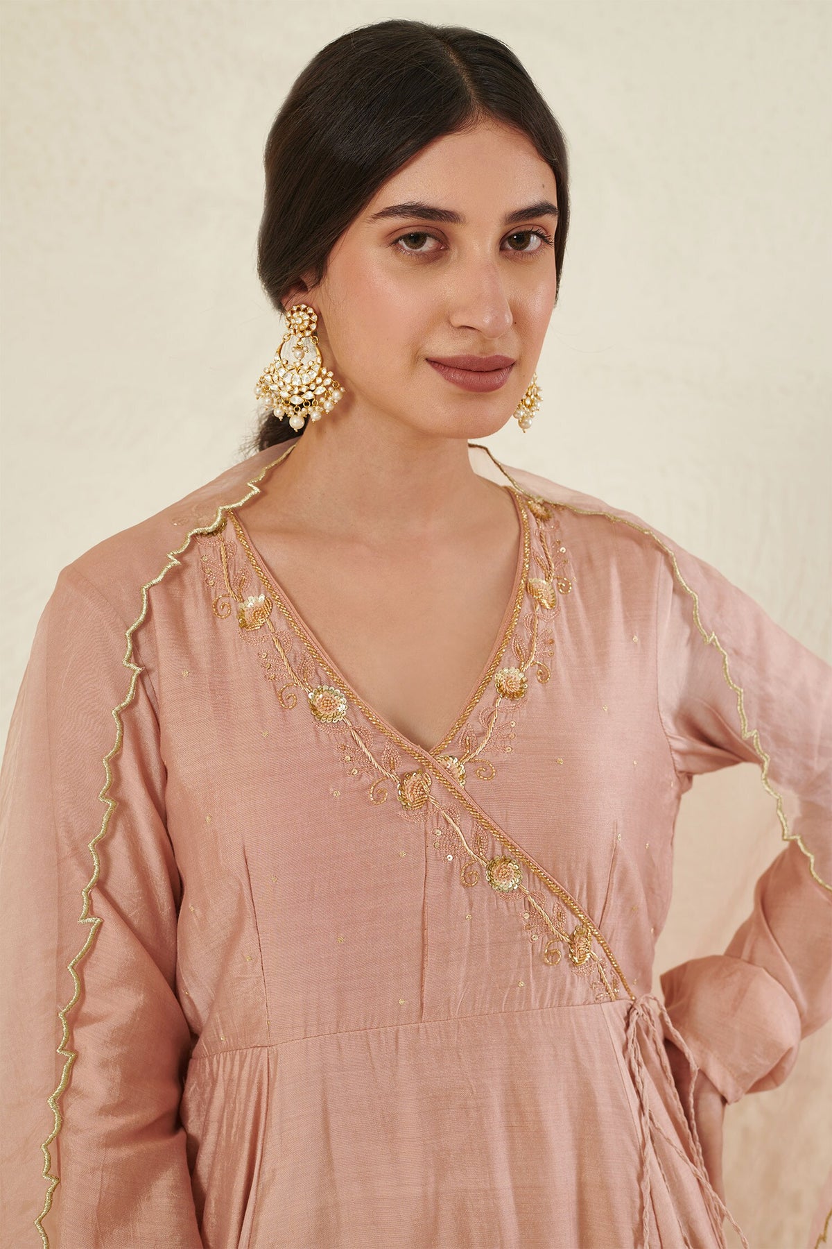 Maya Lunar Polki Embellished Chandbalis 