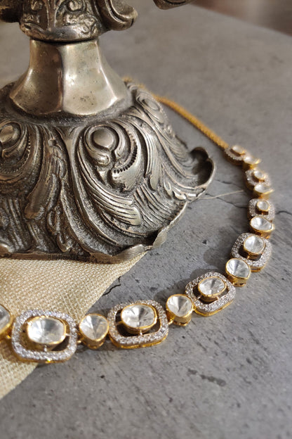 Rumi Gleaming Polki Necklace 