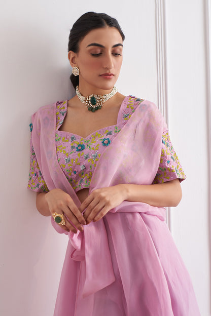 Zeenat Carved Stone Polki Embellished Choker 