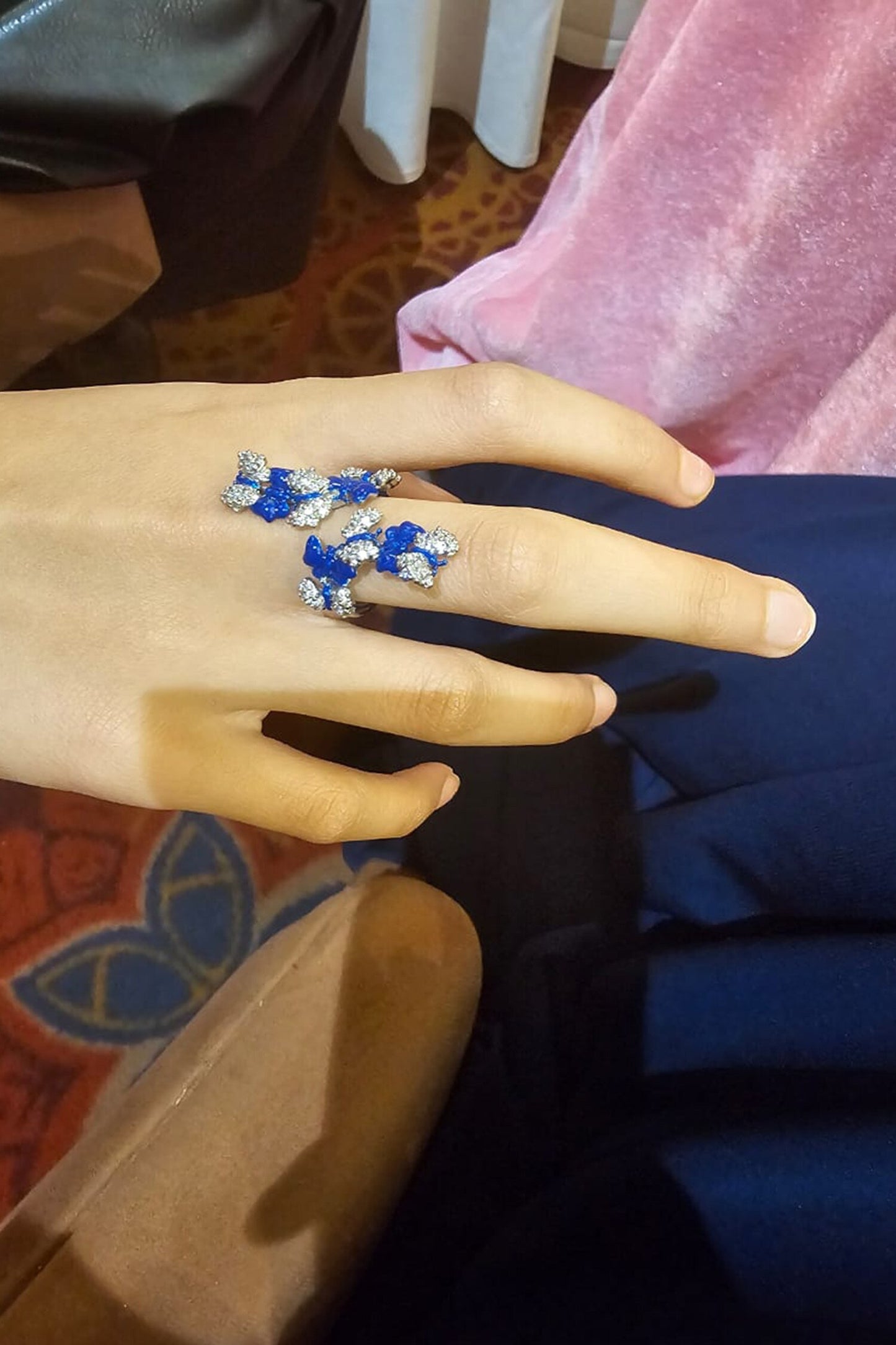 Pappilon Embellished Ring 