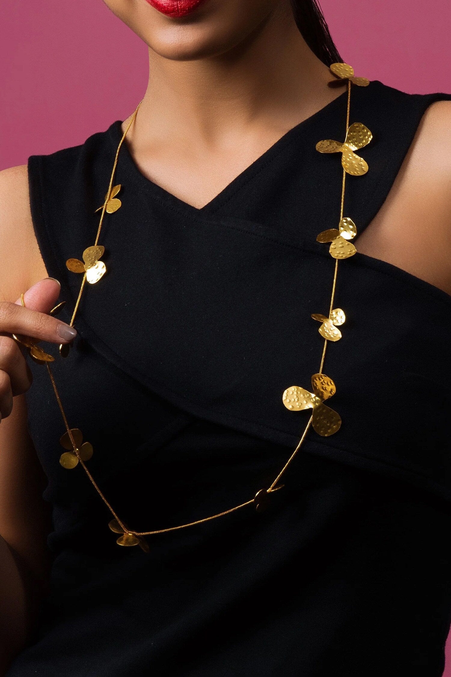 Butterfly Cut-Out Chain Necklace 