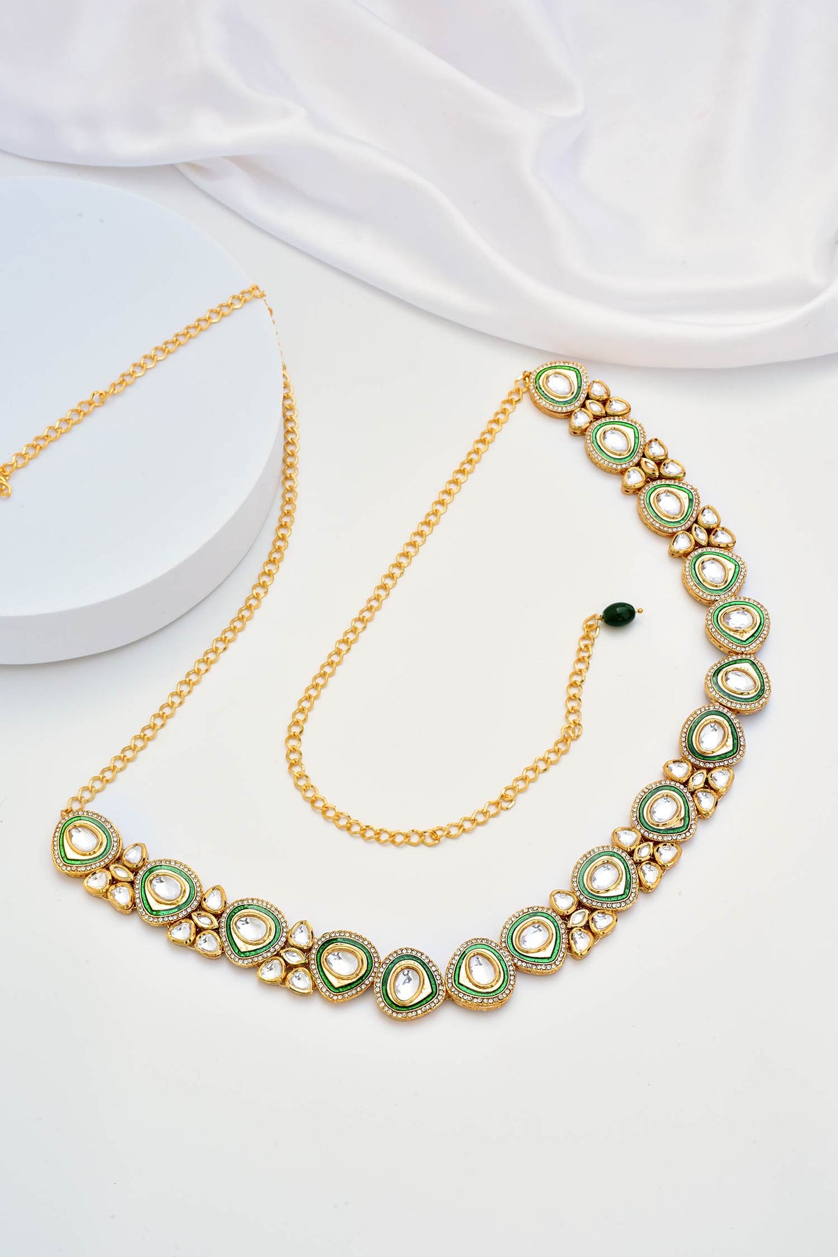 Kundan Embellished Kamarbandh 