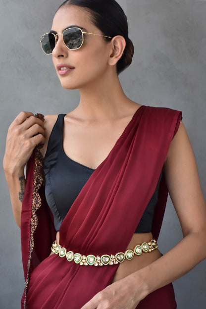Kundan Embellished Kamarbandh 