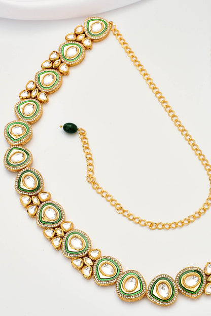 Kundan Embellished Kamarbandh 