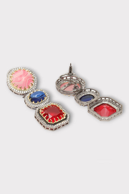 Grace Stone Studded Earrings 