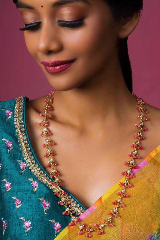 Biya Kundan Embellished Mala 