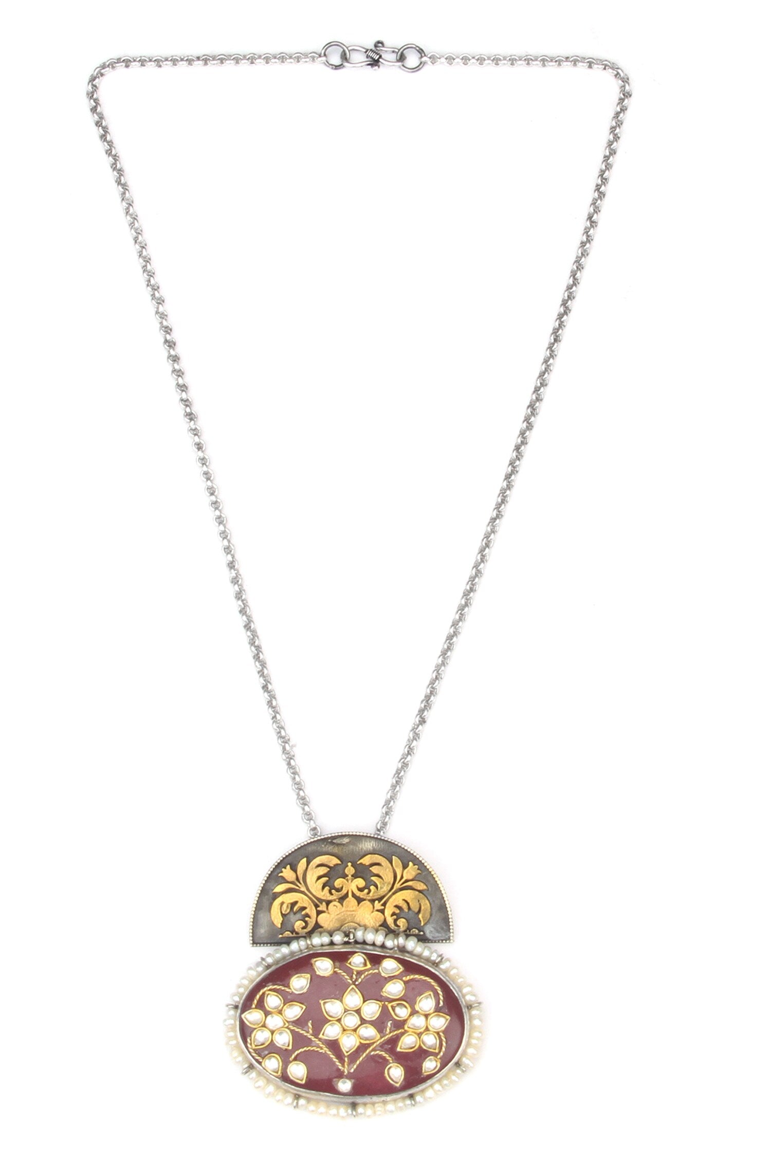 Tia Blossom Pendant Chain Necklace 