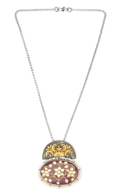 Tia Blossom Pendant Chain Necklace 