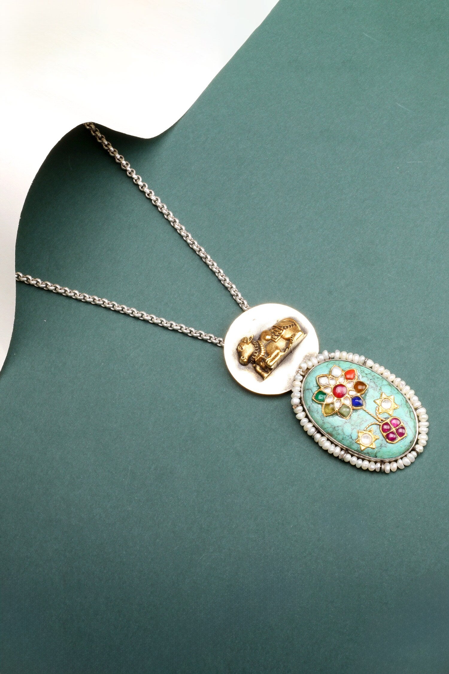 Aadita Nandi Pendant Chain Necklace 