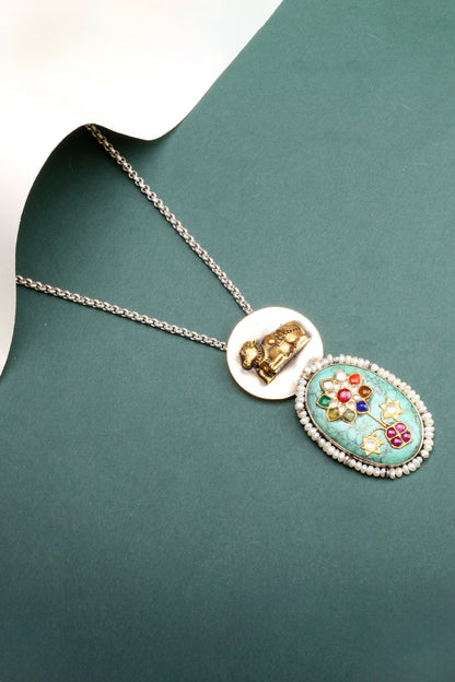 Aadita Nandi Pendant Chain Necklace 