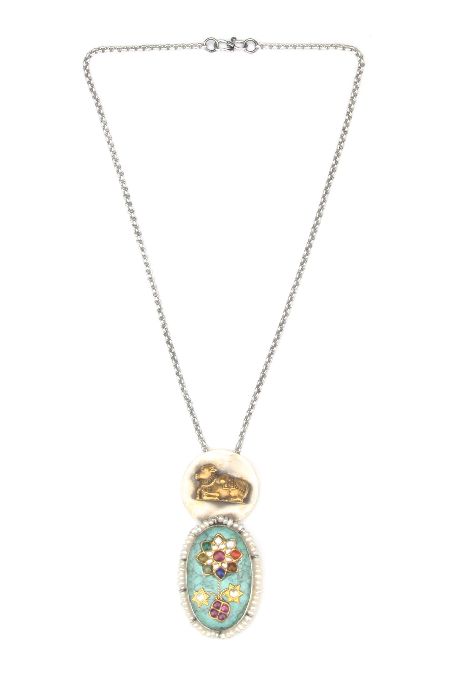 Aadita Nandi Pendant Chain Necklace 