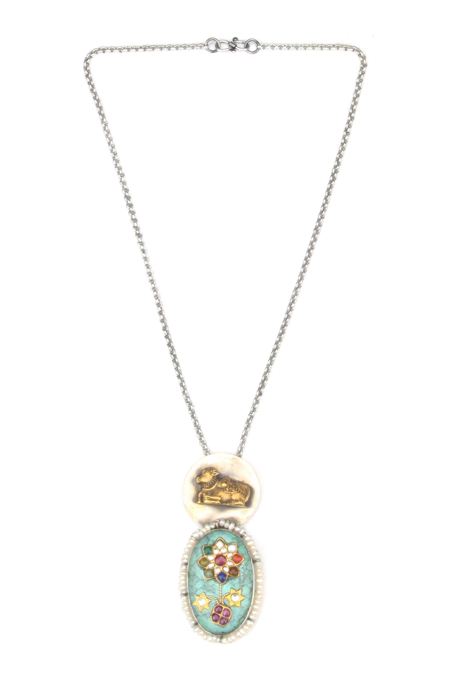 Aadita Nandi Pendant Chain Necklace 