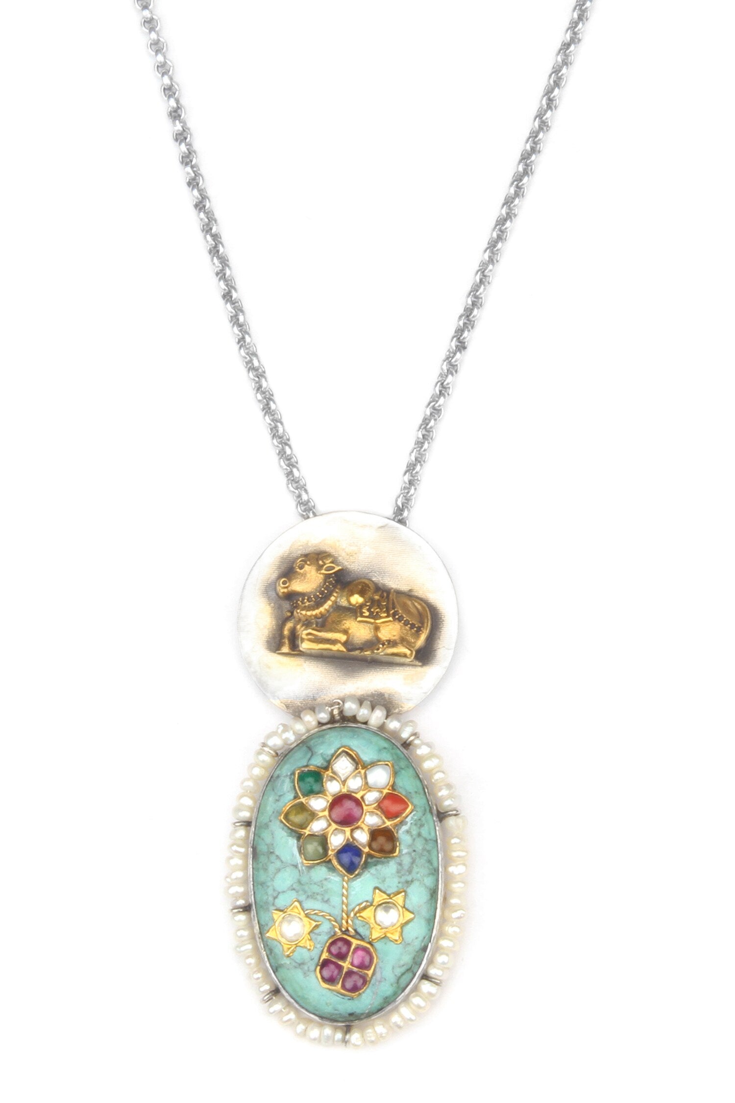 Aadita Nandi Pendant Chain Necklace 
