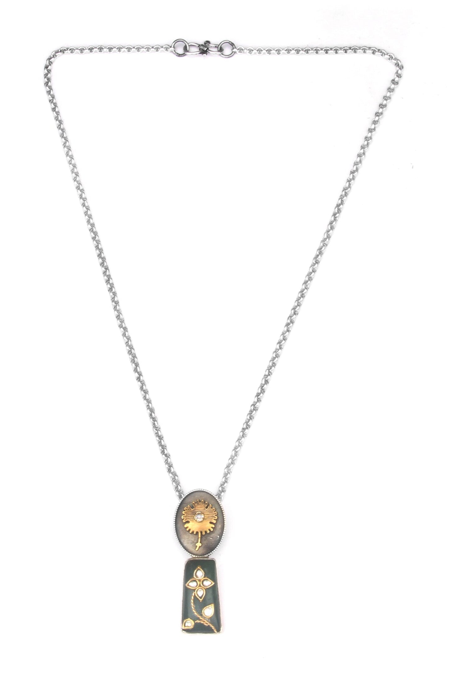 Sofi Carved Pendant Necklace 