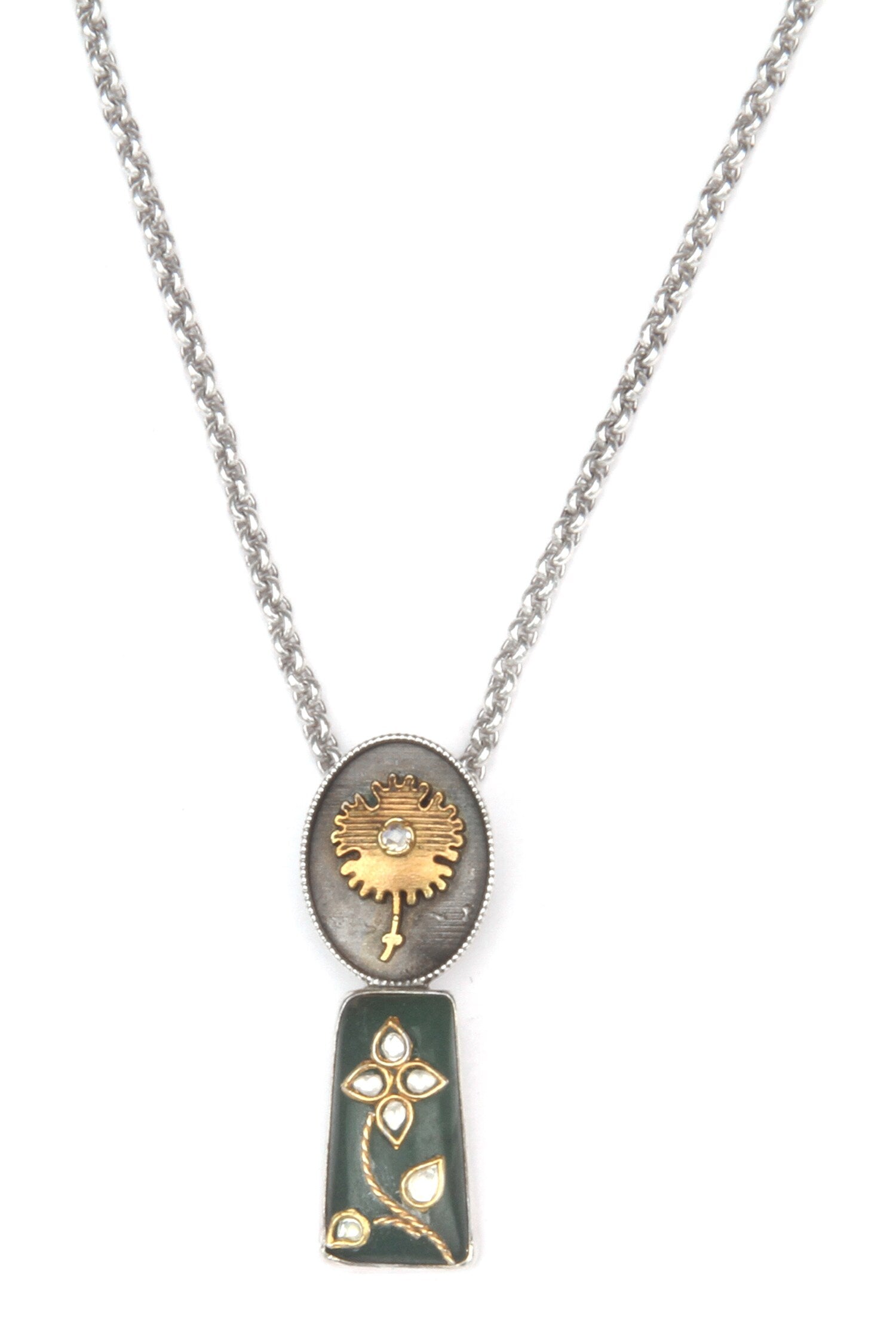 Sofi Carved Pendant Necklace 