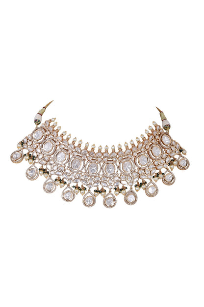 Kundan Embellished Necklace Set 