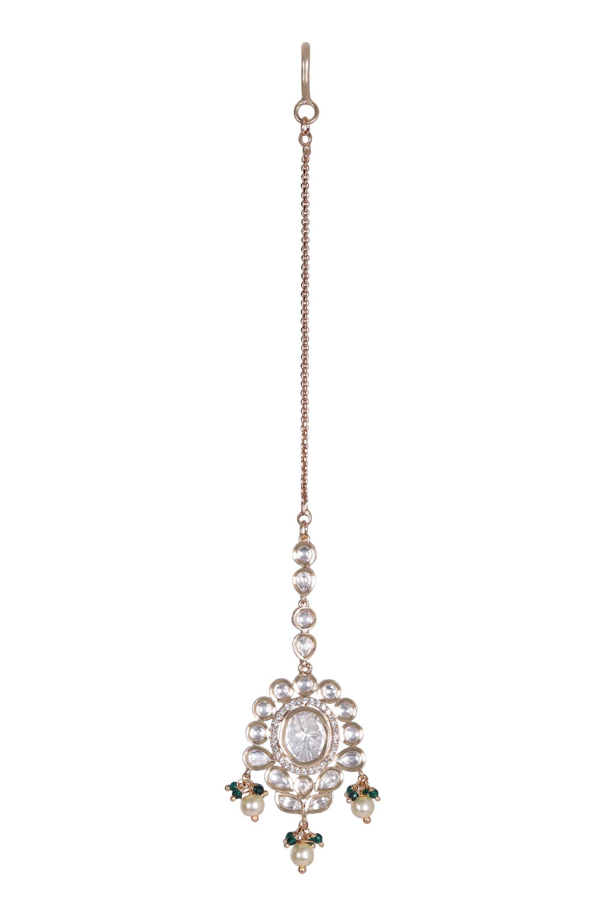Kundan Embellished Necklace Set 