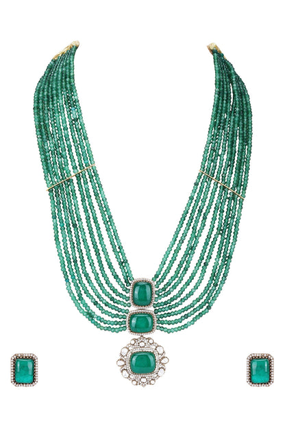 Multi Layered Pendant Necklace Set 