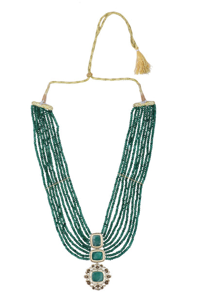 Multi Layered Pendant Necklace Set 