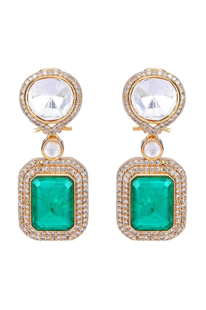 Double Layered Kundan Necklace Set 