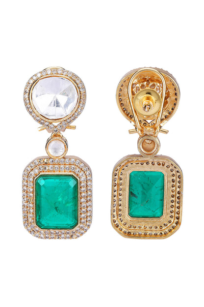 Double Layered Kundan Necklace Set 