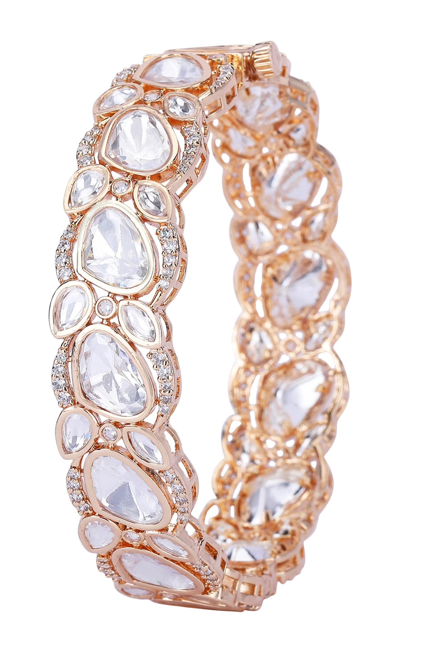 Kundan Polki Bangle - Single Pc 