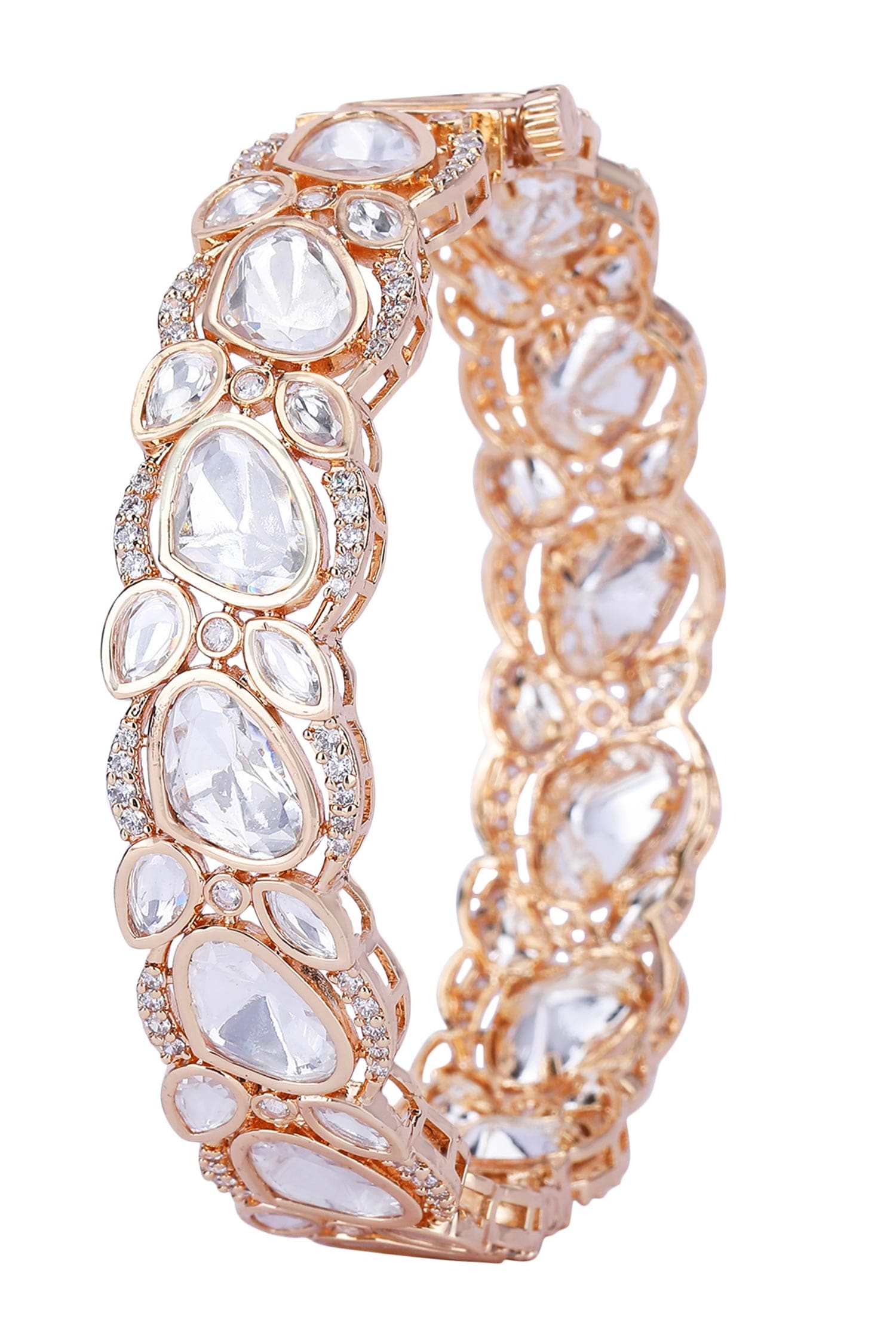 Kundan Polki Bangle - Single Pc 