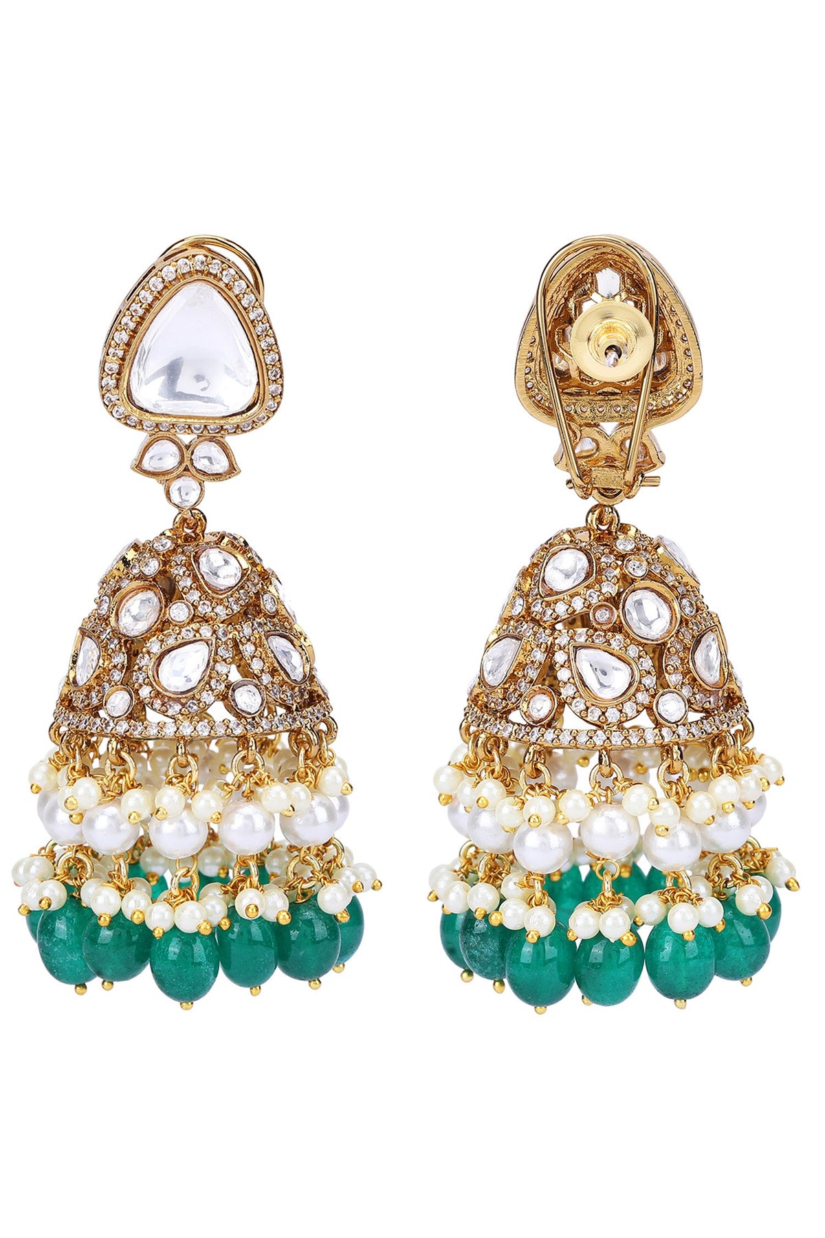 Kundan Embellished Choker & Earrings Set 