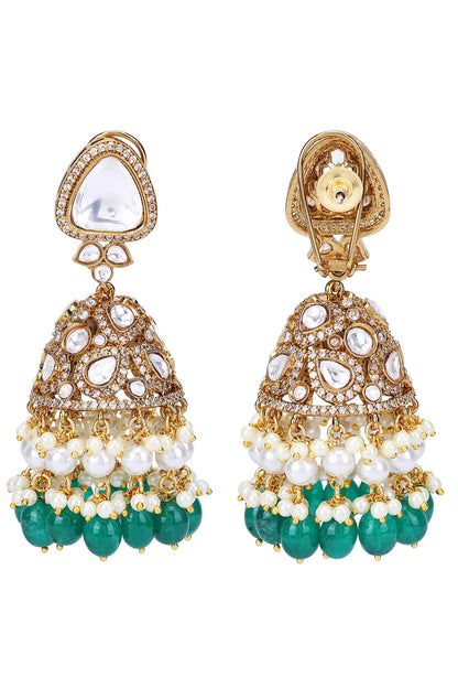 Kundan Embellished Choker & Earrings Set 