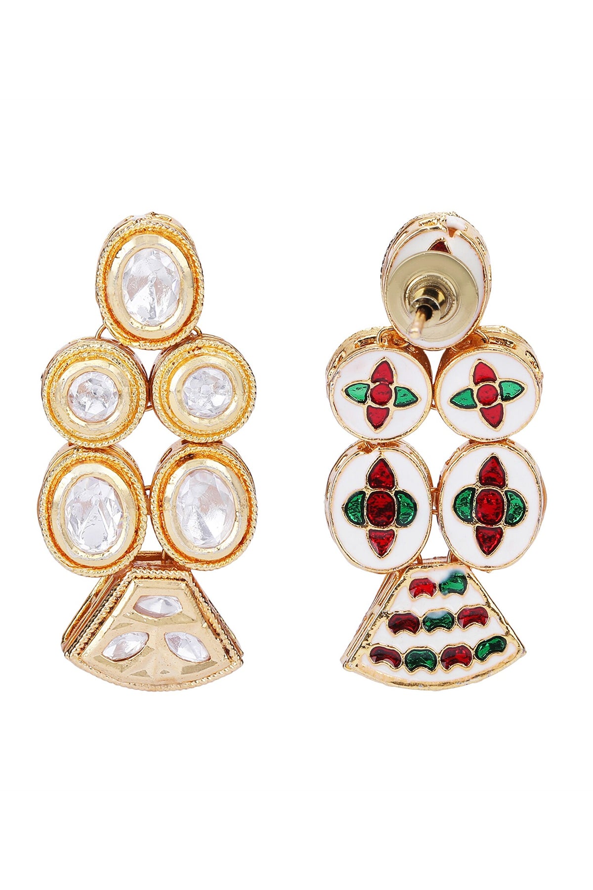 Kundan Studded Choker & Earrings Set 