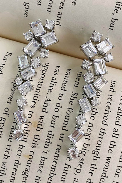 Swarovski Embellished Cluster Necklace Set 