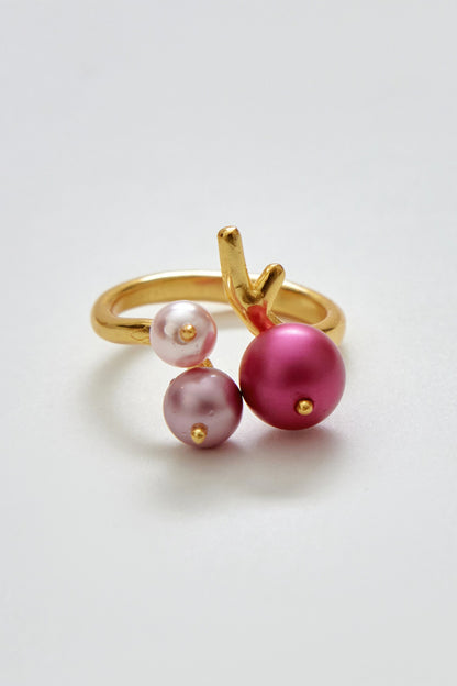 Java Pearl Embellished Ring 