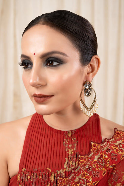 Ujwala Kundan Embellished Earrings 