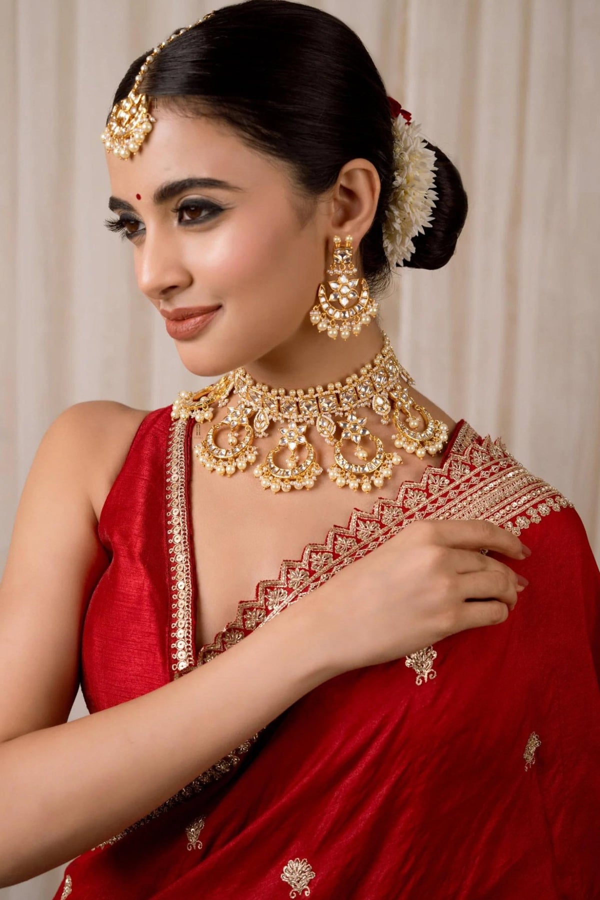 Umika Kundan Embellished Necklace Set 