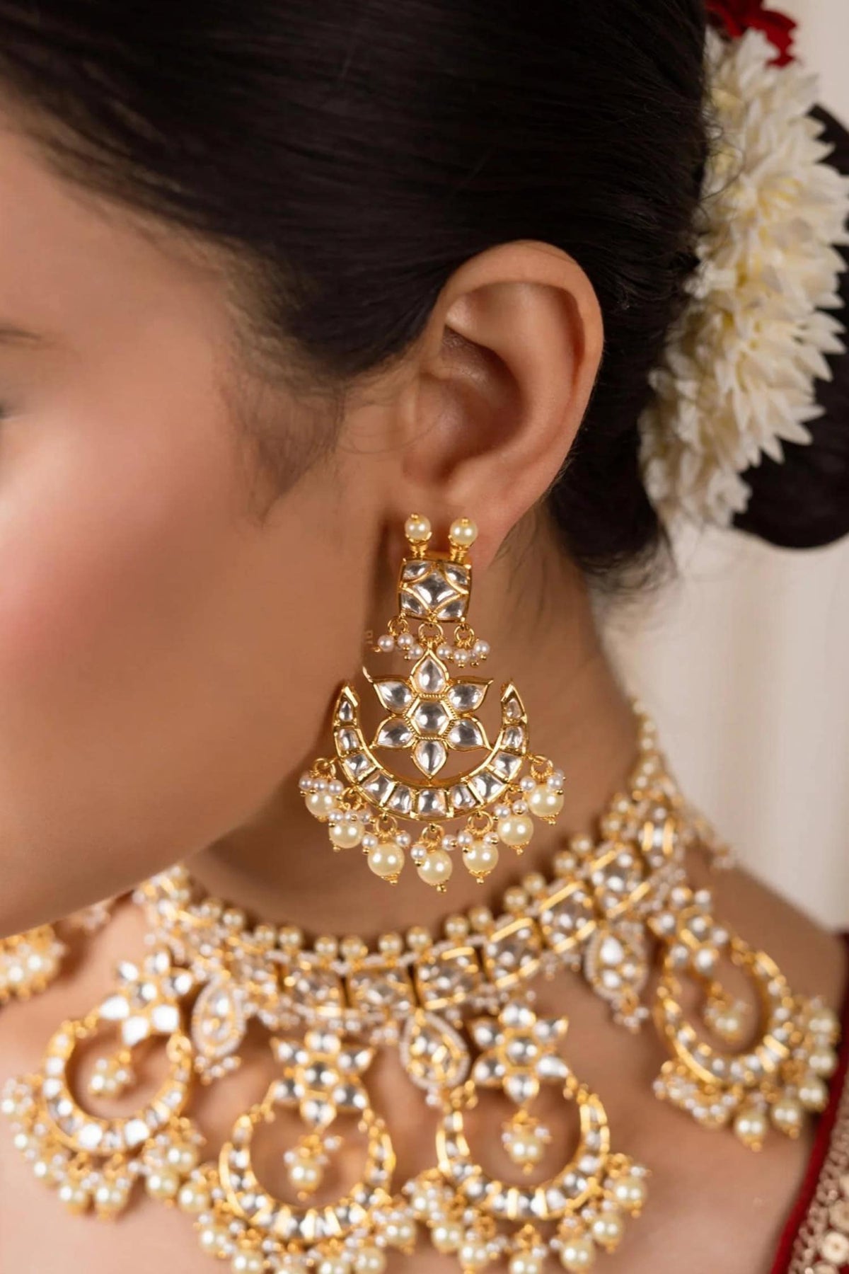 Umika Kundan Embellished Necklace Set 
