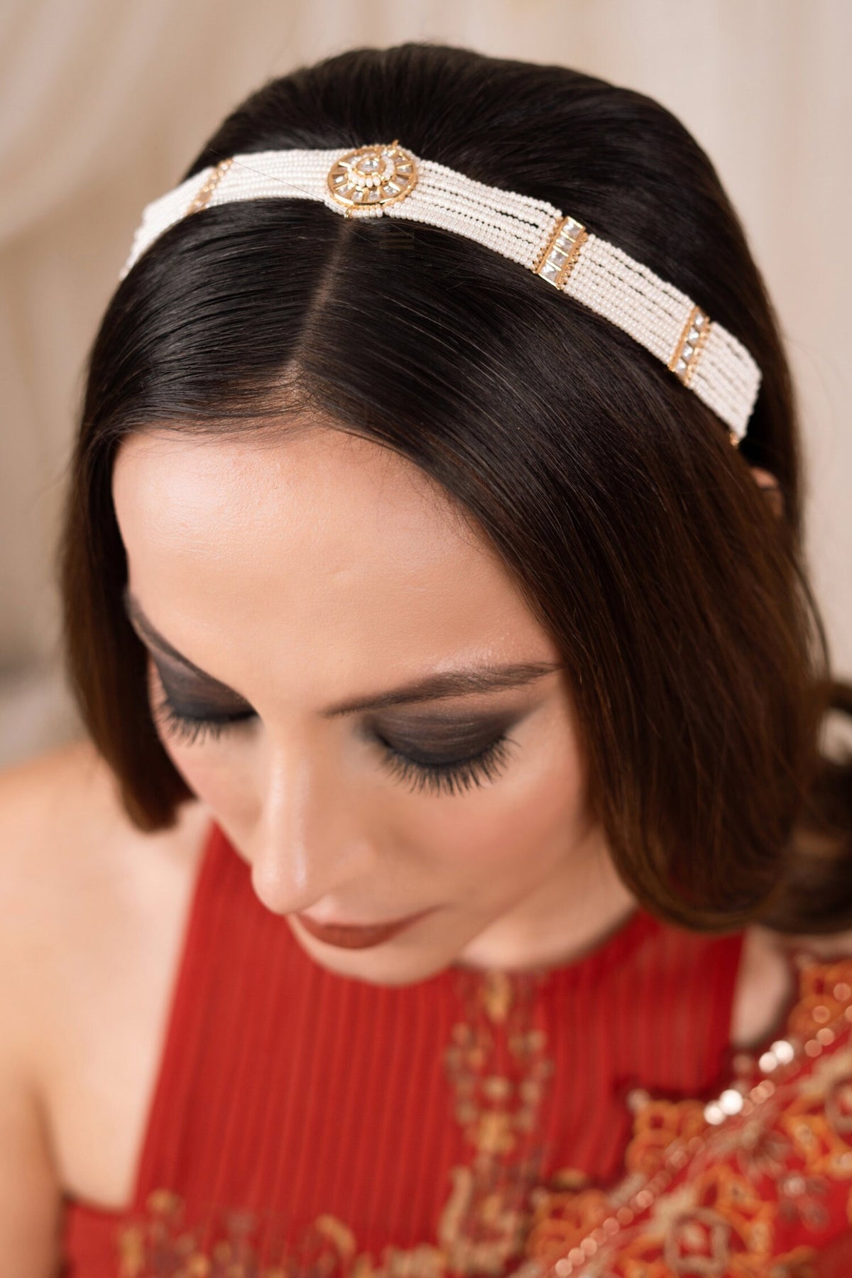 Yogita Beaded Mathapatti 