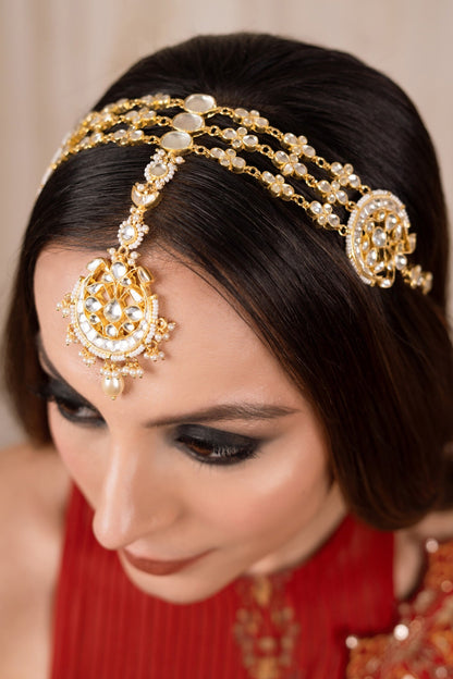 Kalyani Polki Embellished Sheeshphool 