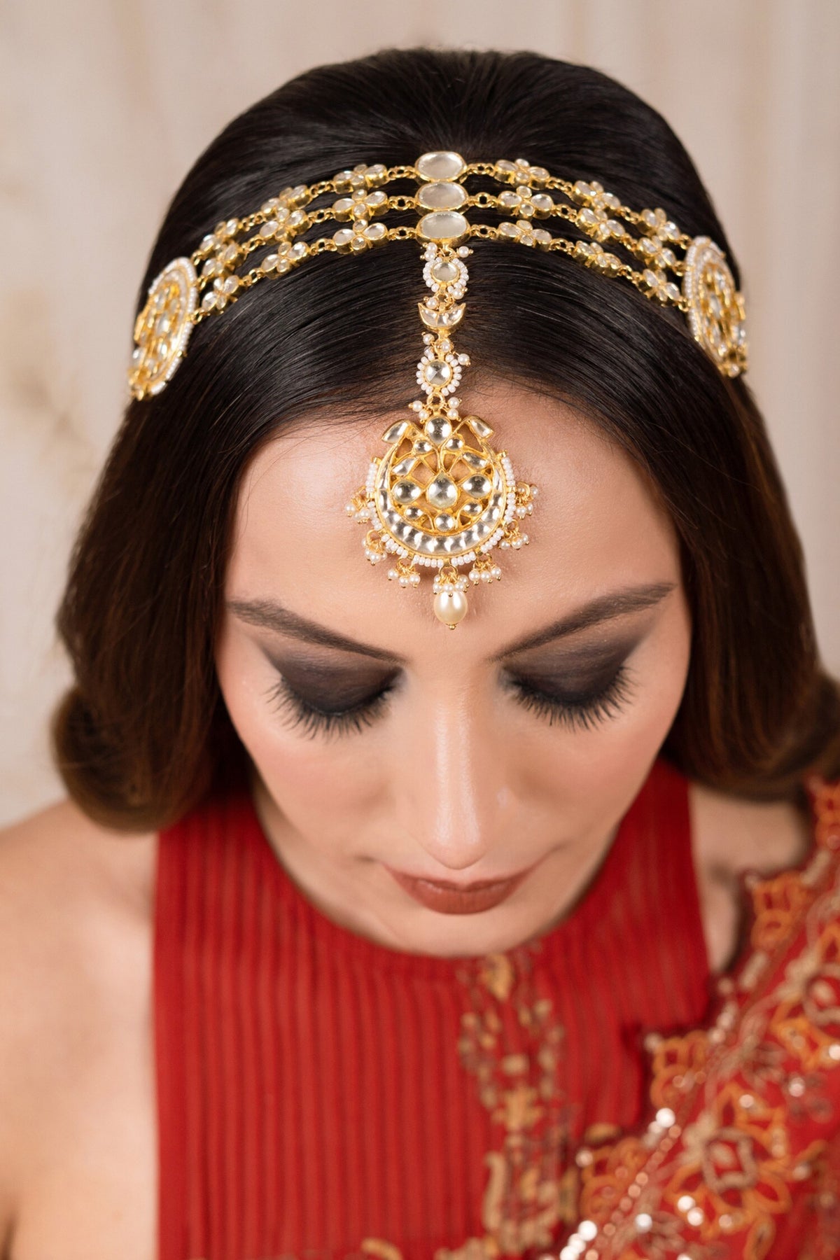 Kalyani Polki Embellished Sheeshphool 