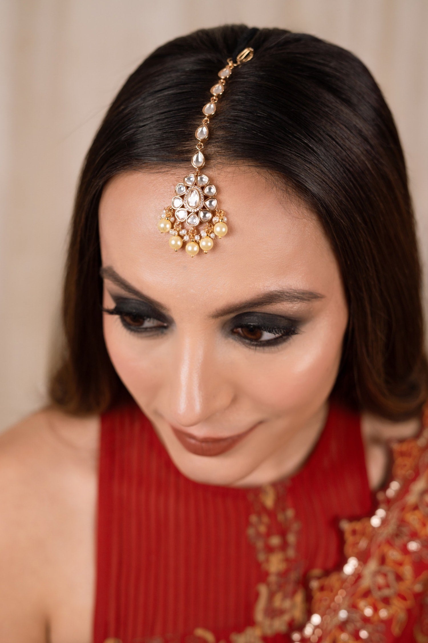 Sita Kundan Polki Embellished Maangtikka 